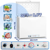 SMAD 200liter white deep freezer